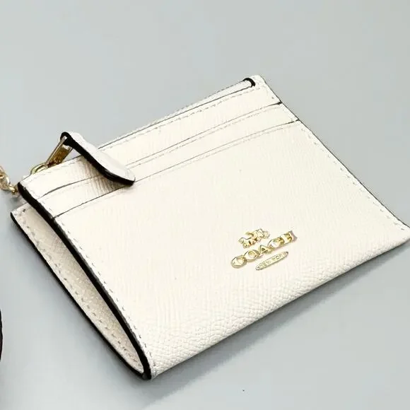 Leather Coach Kleo 17 Convertible Purse Bag & Mini Skinny ID Card Case - Picture 3 of 13